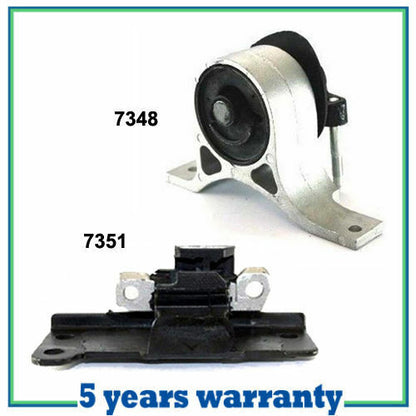 M885 Moteur & Trans Montage Set 2PCS Pour 05-06 Nissan Altima Maxima Quest 3.5L