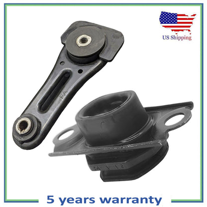 Set 2PCS Rear Torque Strut & Left Auto Trans Mount For Nissan Kicks Versa 1.6L