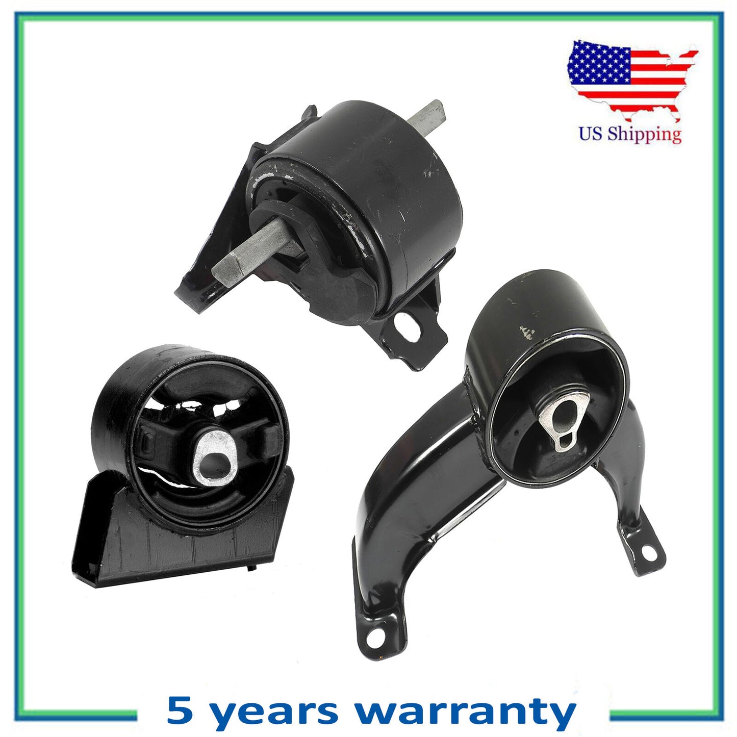 3PCS Moteur & Auto Trans Montage Pour 11-12 Chrysler 200 Dodge Avenger 3.6L