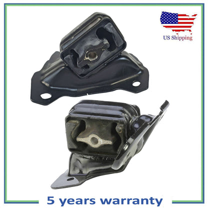 Set Front Left & Front Right Engine Motor Mount For Dodge Nitro Jeep Liberty 3.7