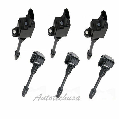 IC48 B275 3 B288 3 Ignition Coil Set 6PCS 00-01 For Nissan Infiniti I30 Maxima