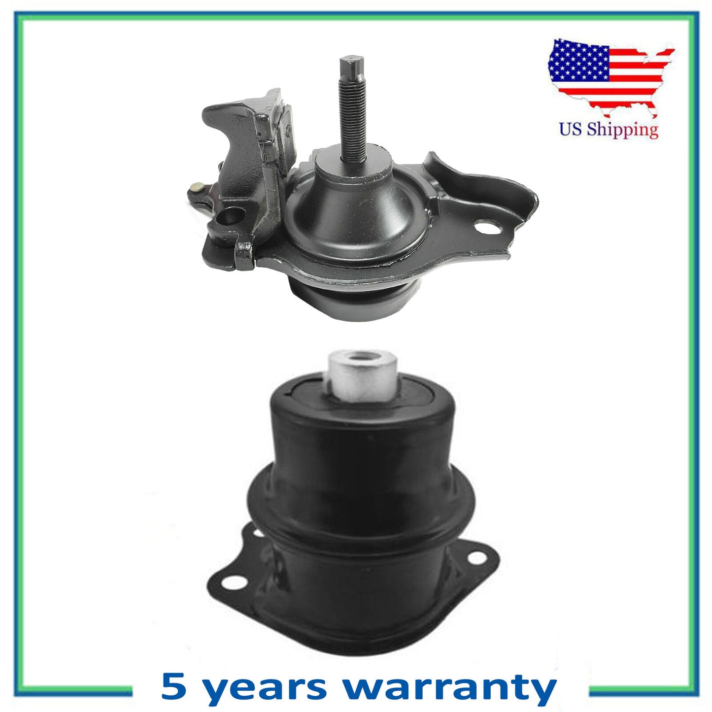 Juego 2PCS Frente & Derecho Hidráulico Motor Montaje Para 2009-2014 Honda 1.5L