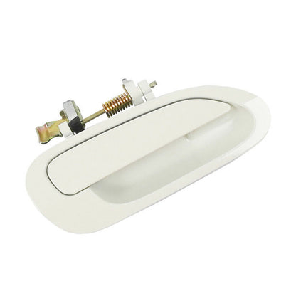 Rear Pair Set Outside Door Handle For 98-2002 Honda Accord NH578 Taffeta White