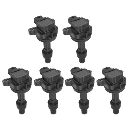 UF167 5C1322 C1089 Set 6pcs Ignition Coil For 92-98 Volvo 960 S90 V90 2.9L L6