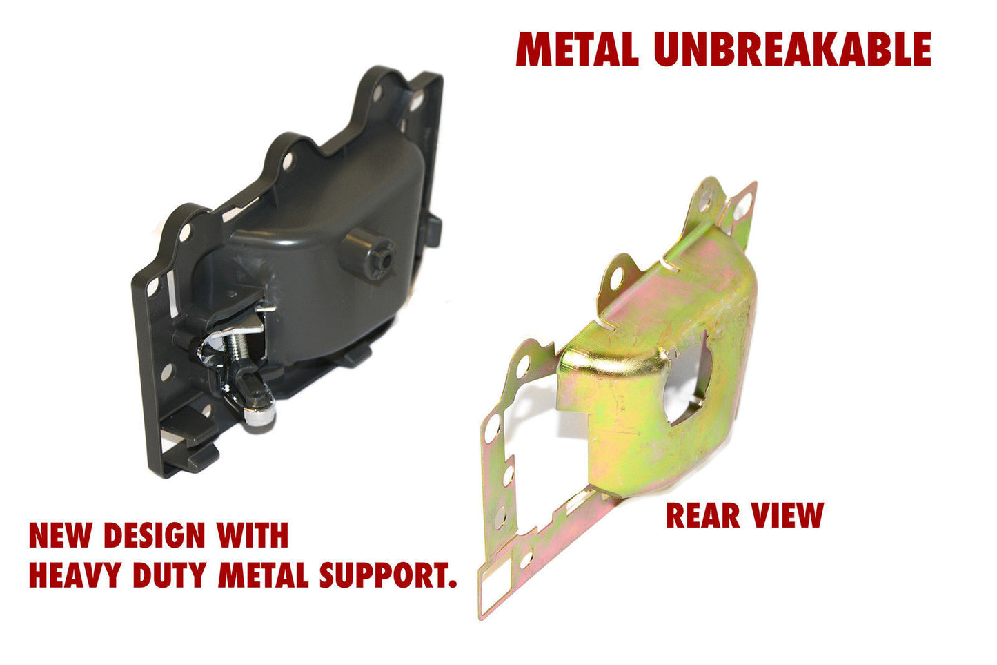 Rear Right Interior Door Handle BJ0008-NS For 05 Jeep Grand Cherokee Gray Chrome