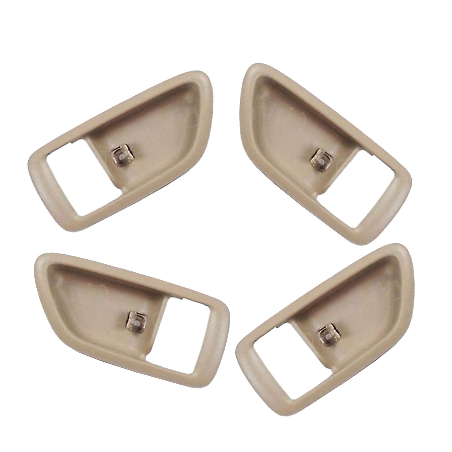 4 PCS Interior Door Handle Bezel Trim Casing Cover For 00-2004 Toyota Avalon Tan