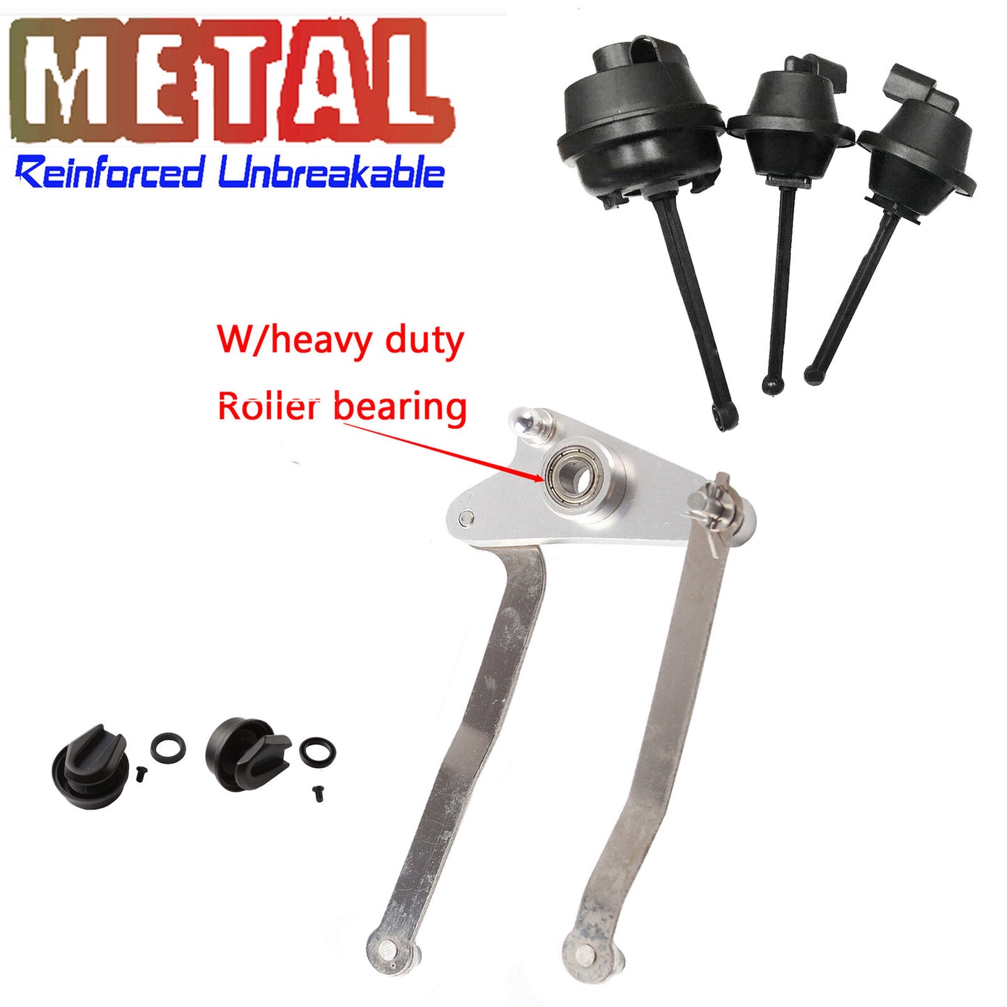 Set Metal Intake Manifold Air Flap Runner w/Bearing Repair Kit For Mercedes E350