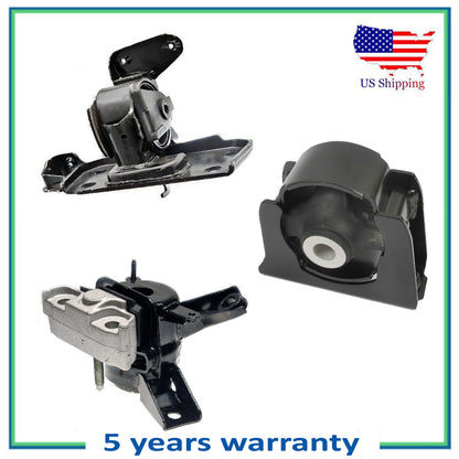 62012 62064 62083 Engine Motor & Trans. Mount Set For 06-08 Toyota RAV4 2.4L 2WD