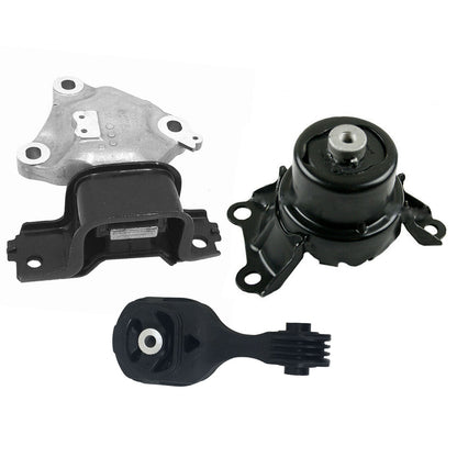 3PCS MotorKing Engine Motor & Auto CVT Trans. ount For 15-17 Honda Fit 1.5L LX