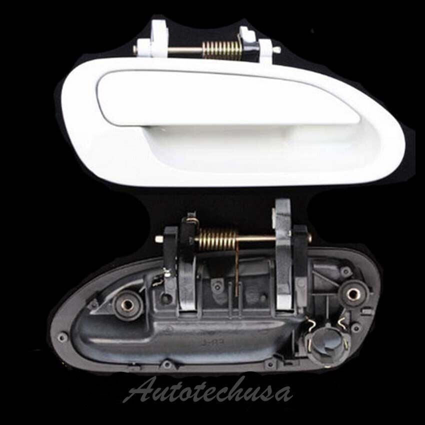 Rear Right Passenger Outer Door Handle D078 For 98-02 Honda Accord White NH-578
