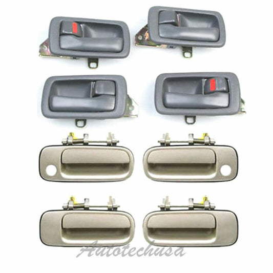 1992-96 Pour Toyota Camry 4 Gris Intérieur / 4 Beige 4M9 Extérieur Porte Poignée