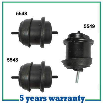 Moteur Montage Set 3 Pour Buick Chevrolet GMC Saturn 3.6 V6 M1015 5548 2 5549