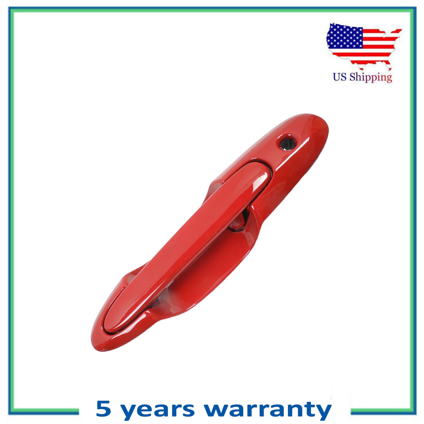Delantero Izquierdo Exterior Puerta Mango Para 2000-2006 Mazda MPV Clásico Rojo