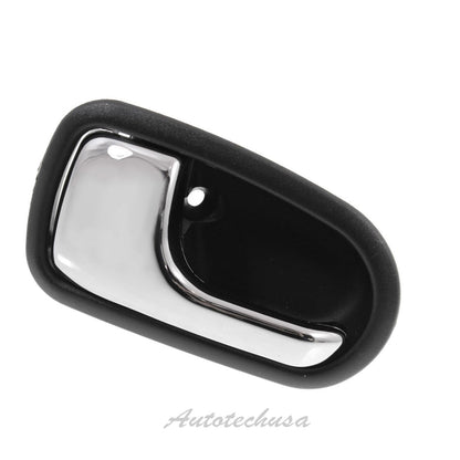 Sinistro Interno Porta Manico Per 1993-1997 Mazda 626 95-03 Protege Cromo E Nero