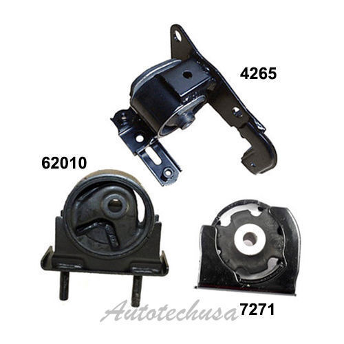M816 Moteur & Trans Montage Set 3PCS Pour 01-05 Toyota RAV4 2.0L 2.4L Auto