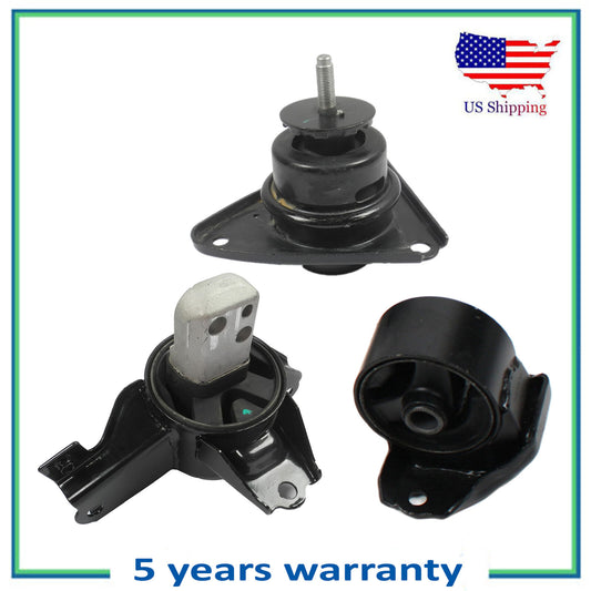 3PCS Motore & Trans Montante Per 07-11 Hyundai Elantra 2.0L 7160 7148 7155