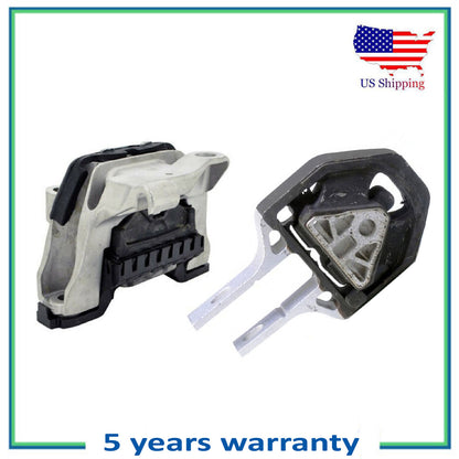Set 2Pcs Engine Motor & Torque Strut Mount For 13-16 Dodge Dart 2.0L 2.4L