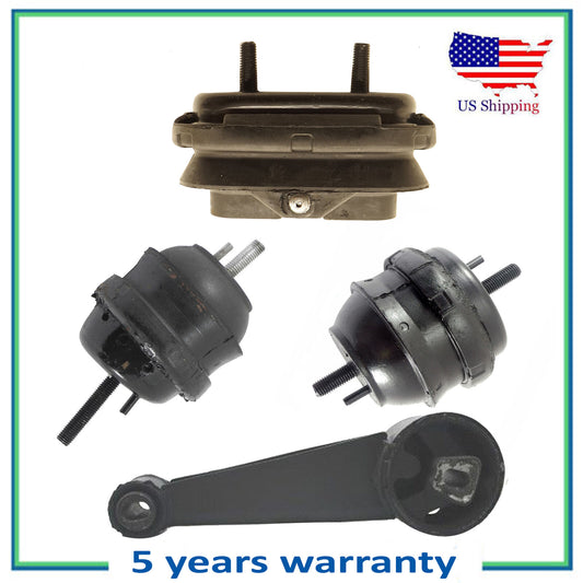 Set 4PCS Engine Motor & Trans Mount for Auto For 2009-2011 Buick Lucerne 3.9L V6
