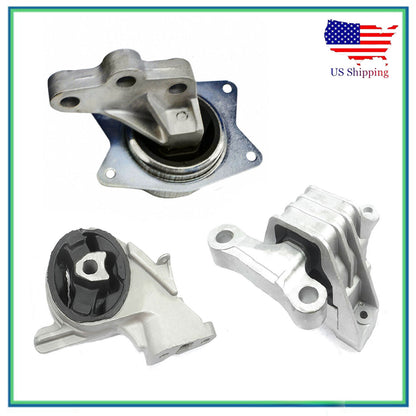 Set 3PCS Front R Engine Motor & Auto Trans. Mount For 06-08 10 Pontiac G6 2.4L