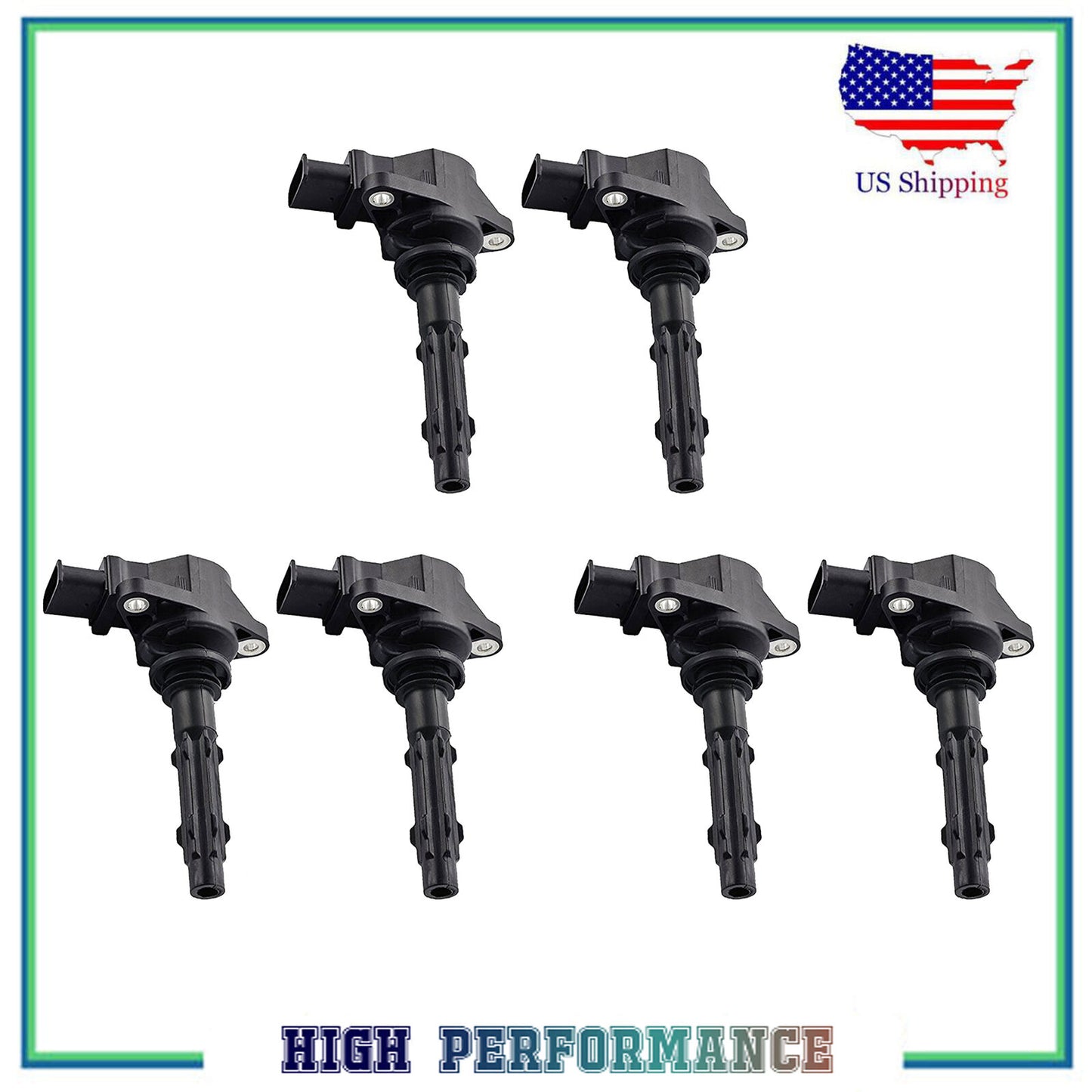 Set 6PCS Zündspule Spule Für UF535 Mercedes C280 C300 C350 E280 E300 E350 ML350