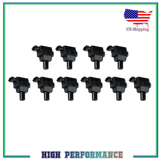 10PCS Ignition Coil For UF352 E538A Mercedes S420 S500 E420 CL600 4.2L 5.0L 6.0L