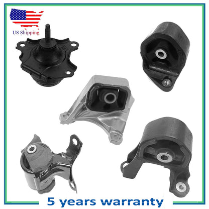 5PCS Motore & Trasmissione Montante Per 2002-2006 Honda Crv 2.4L Manuale