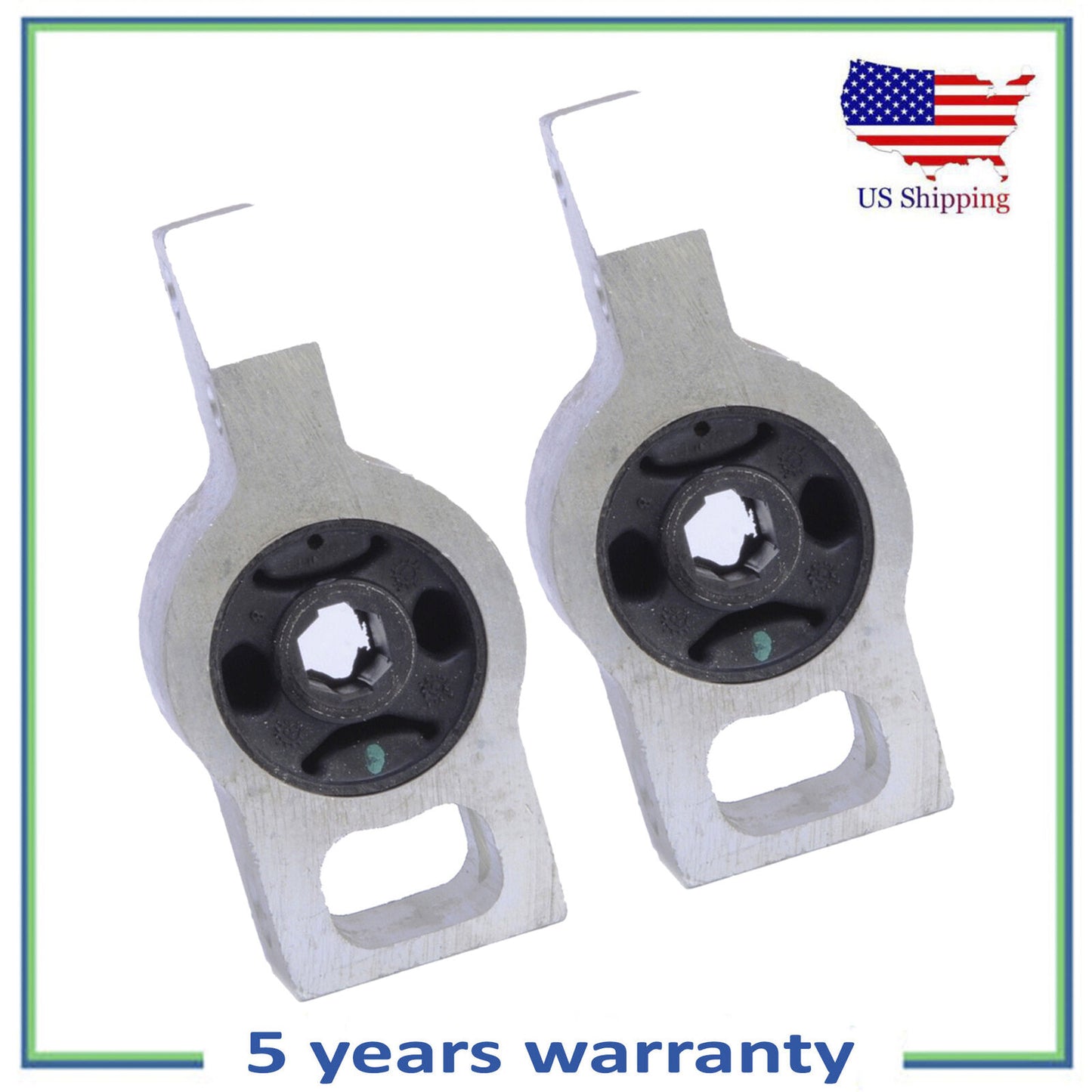 2PCS Front L & R Engine Mount For 09-16 Volkswagen CC Passat Tiguan 2.0L 3.6L