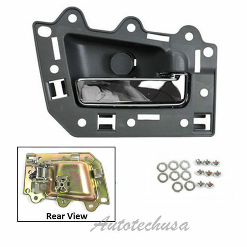 Rear Right Interior Door Handle BJ0008-NS For 05 Jeep Grand Cherokee Gray Chrome