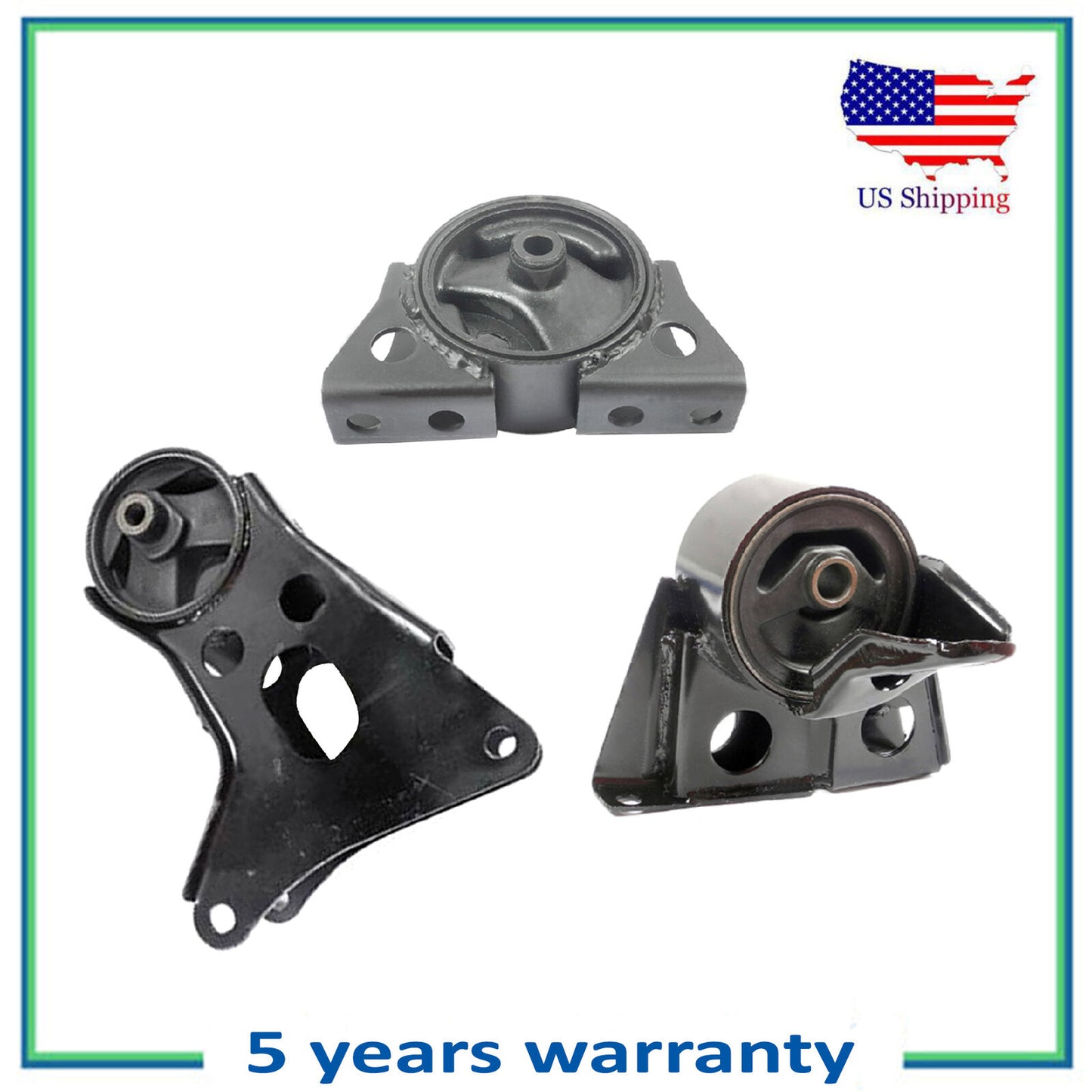 Set 3Pcs Motore Montante Per 2002-2006 Nissan Sentra 2.5L