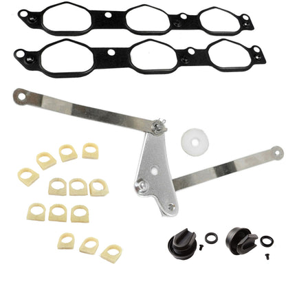 Air Intake Manifold Repair Kit w/Arms For Mercedes-Benz C ML R Metal Flap RK5689