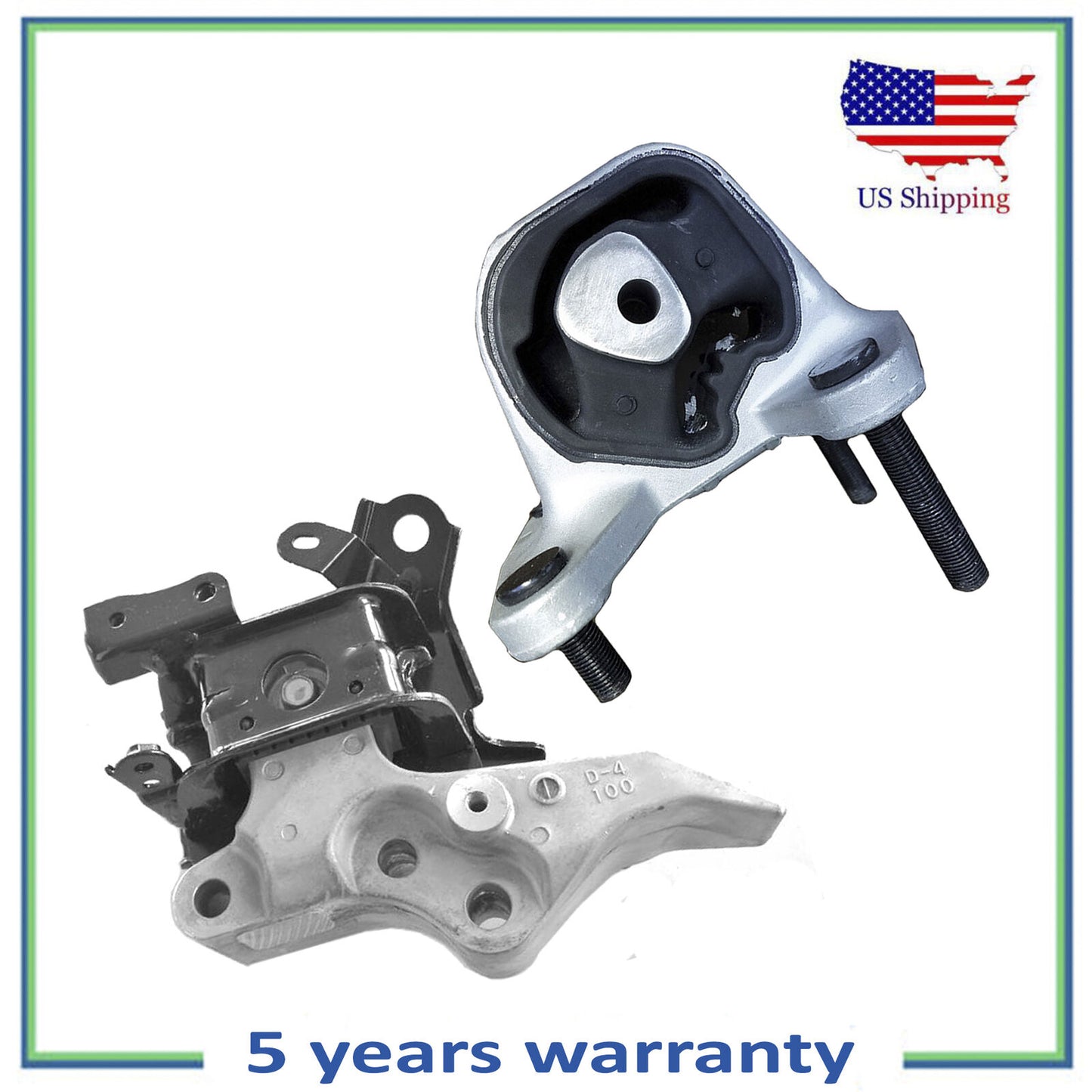 Juego 2PCS Frente Y Posterior Motor Montaje Para 2016-2021 Lexus RX350 3.5L V6