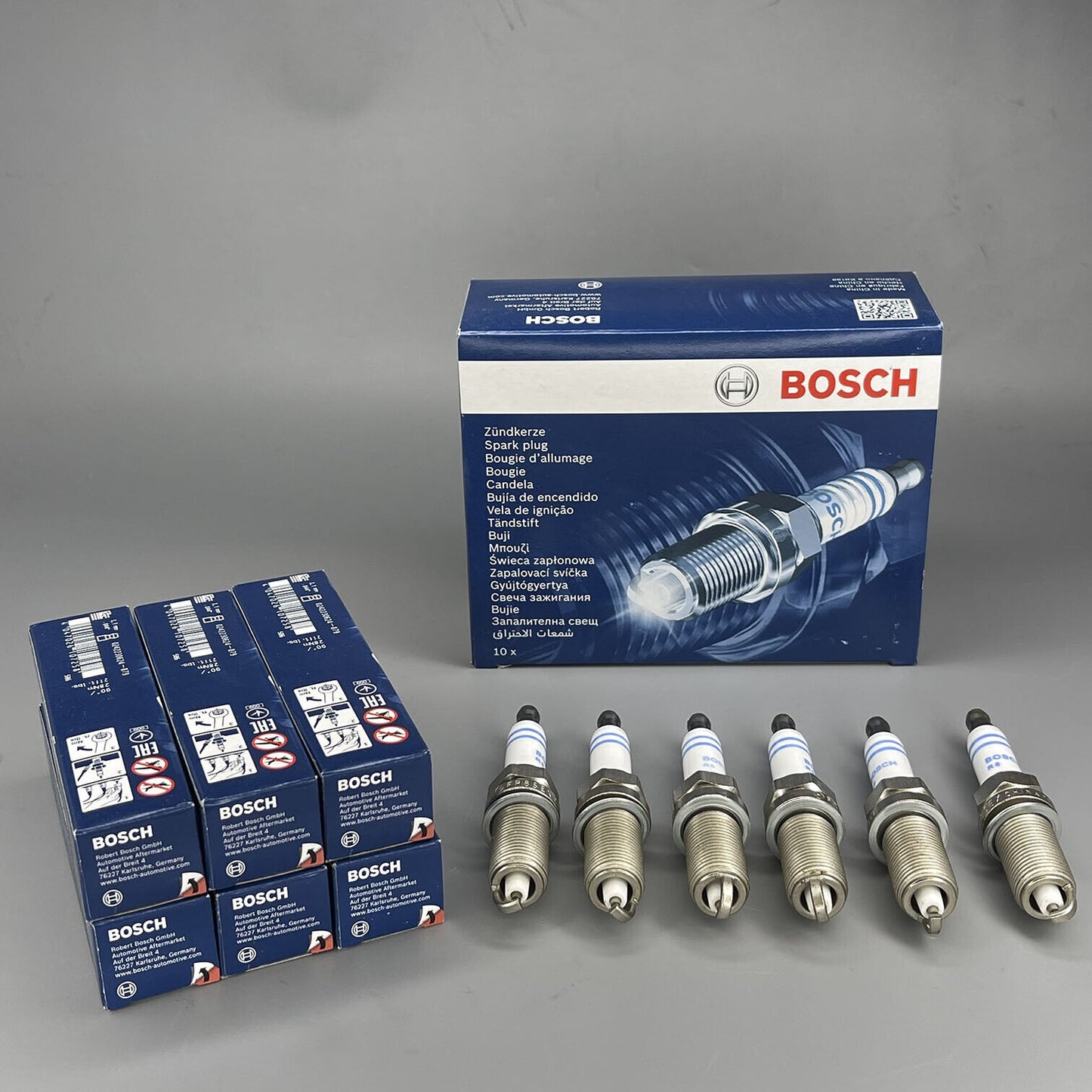 OE Bosch Nickel Spark Plug 6PCS For Ram 1500 2500 3500 Dodge Challenger