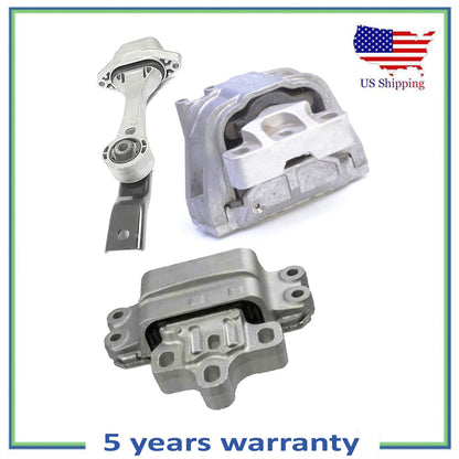 3PCS Motore & Auto Trans Montante Per 08-09 Audi Tt Quattro 3.2L Coupe