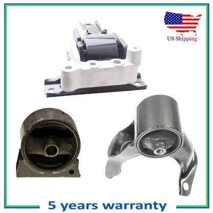 Set De 3PCS Neuf Moteur Montage Pour 2008-2013 Mitsubishi Outlander 2.4L Fwd