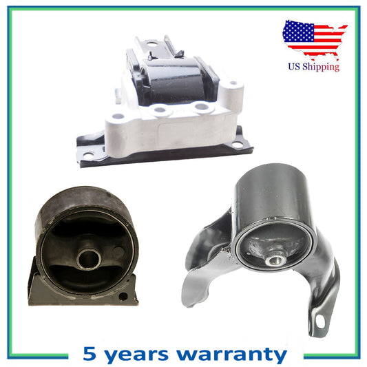 Set De 3PCS Neuf Moteur Montage Pour 2008-2013 Mitsubishi Outlander 2.4L Fwd