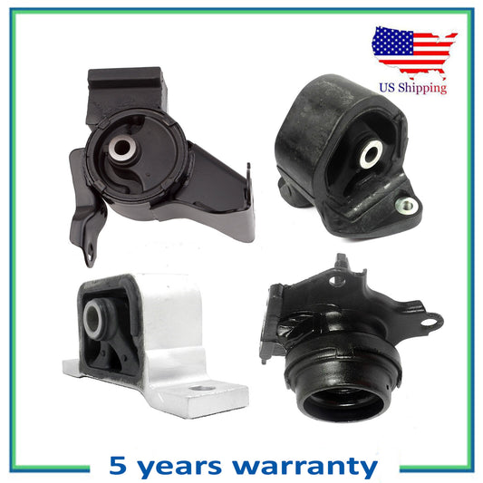 Set 4PCS Motore & Trasmissione Montante Auto Per 2003-2006 Honda Element 2.4L