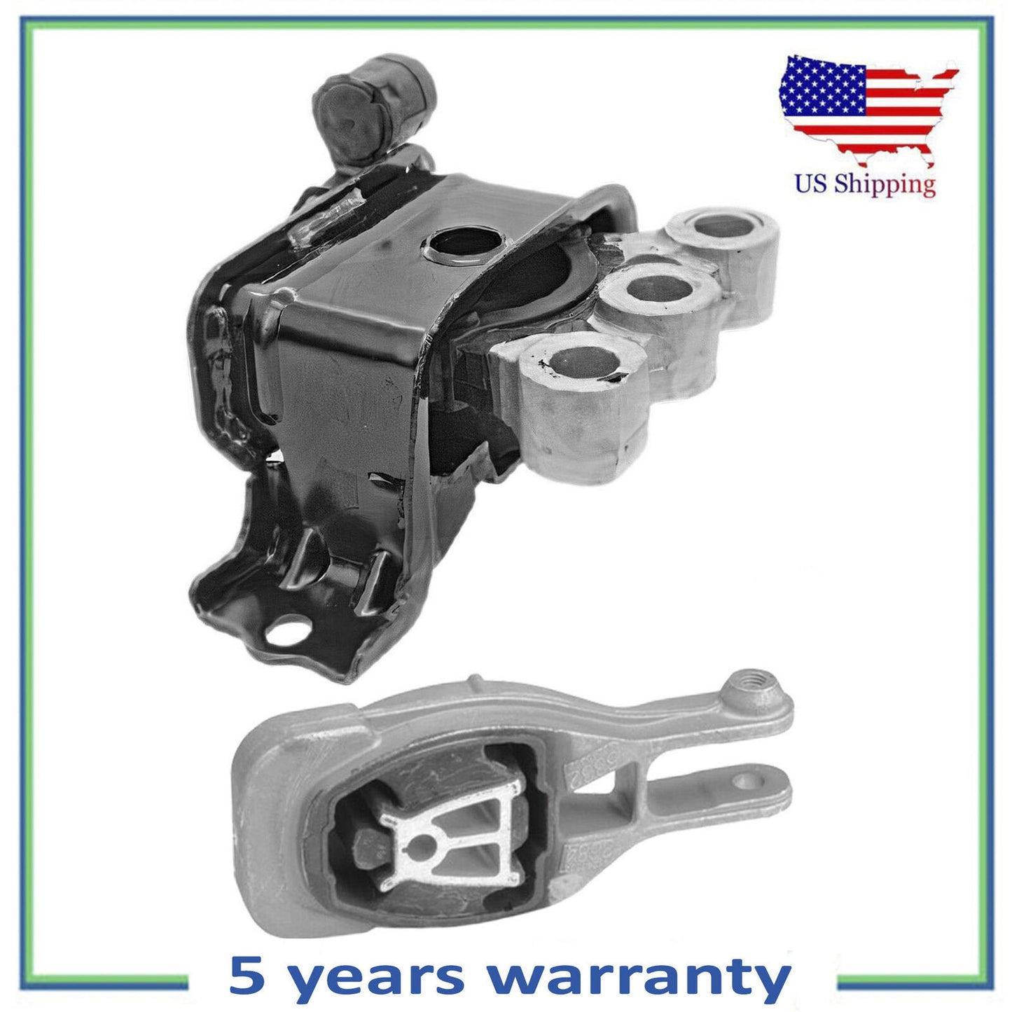 Set 2pcs Support Moteur Et Couple Amortisseur Montage Pour 14-20 Chevrolet Sonic
