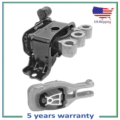 Set 2pcs Support Moteur Et Couple Amortisseur Montage Pour 14-20 Chevrolet Sonic