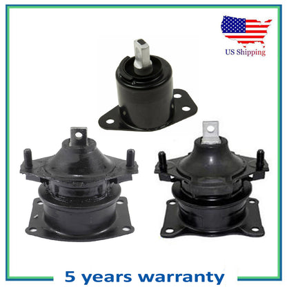 Set 3PCS Hydraulique Moteur Montage Pour Acura Rl 2005-2008 3.5L 2009-2012 3.7L