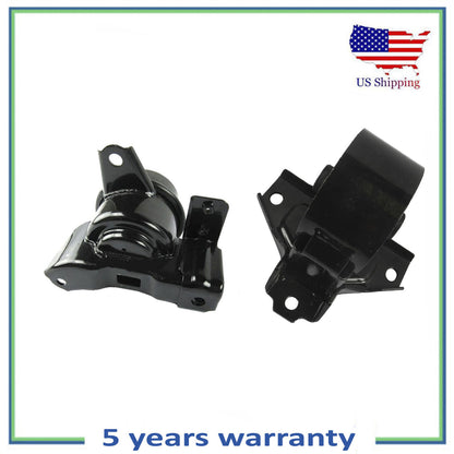 Set 2pcs Front & Front R Engine Mount MotorKing For 2007-2009 Kia Amanti 3.8L