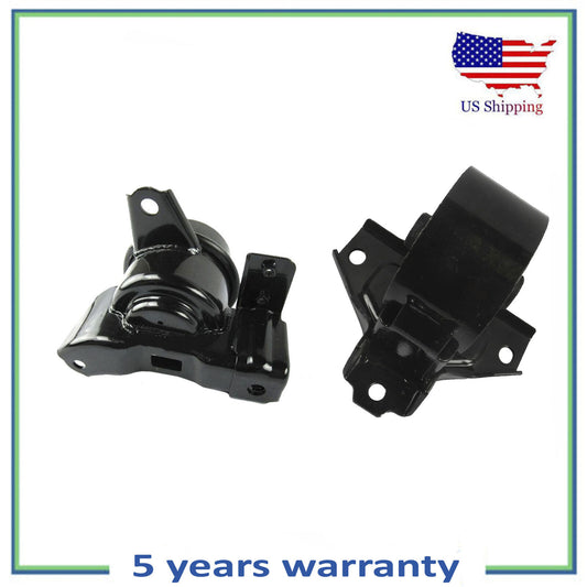 Set 2pcs Front & Front R Engine Mount MotorKing For 2007-2009 Kia Amanti 3.8L