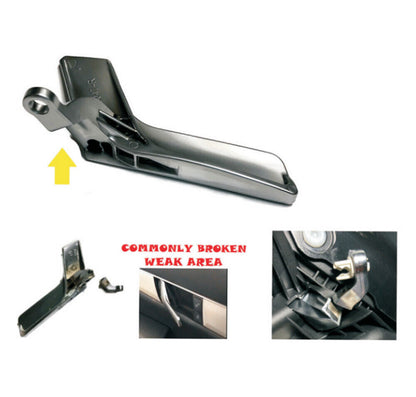 Upgraded Left Driver Inside Door Handle Repair Kit For Mercedes W204 X204 Chrome