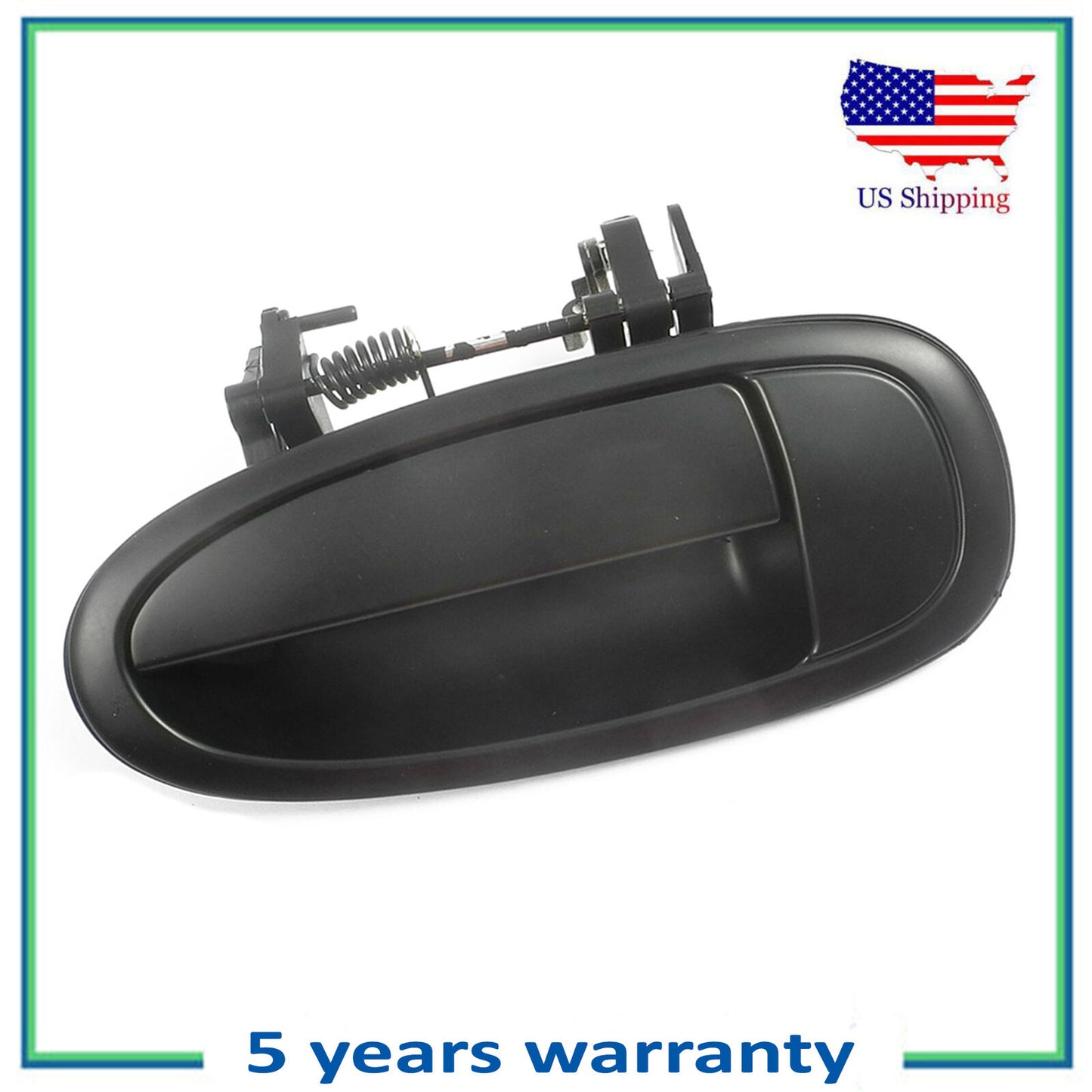 Rear Left Outside Door Handle For 95-99 Toyota Avalon Smooth Black Primer