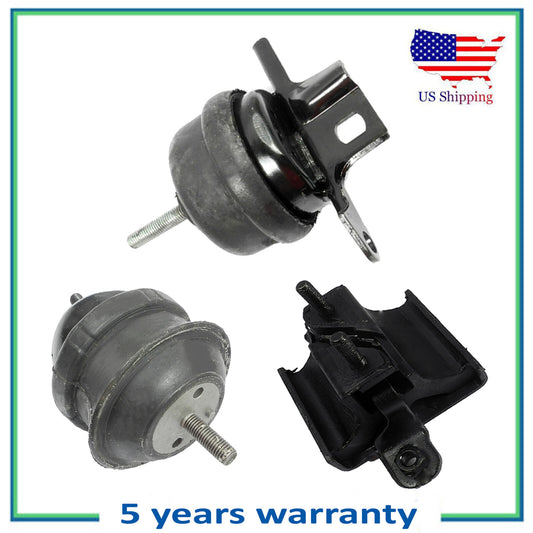 3PCS Engine Motor & Trans Mount For 98-04 Cadillac Seville 4.6L 5235 5234 2896