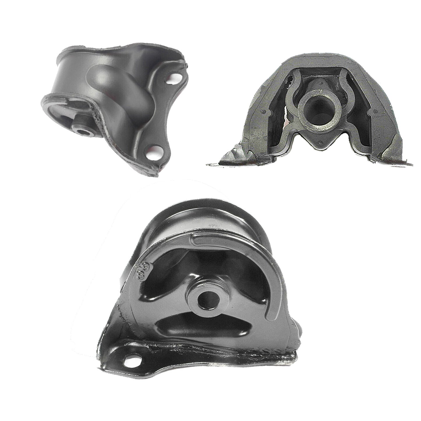 Set 3 Engine & Trans Mount For 1992-1993 Honda Civic 1.5L 6502 6506 6551