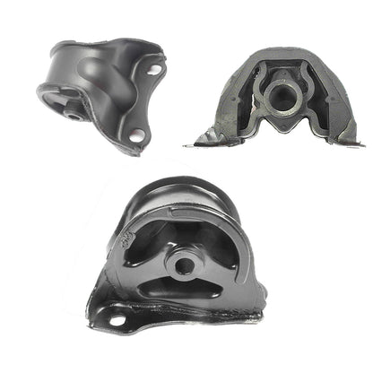 Set 3 Engine & Trans Mount For 1992-1993 Honda Civic 1.5L 6502 6506 6551