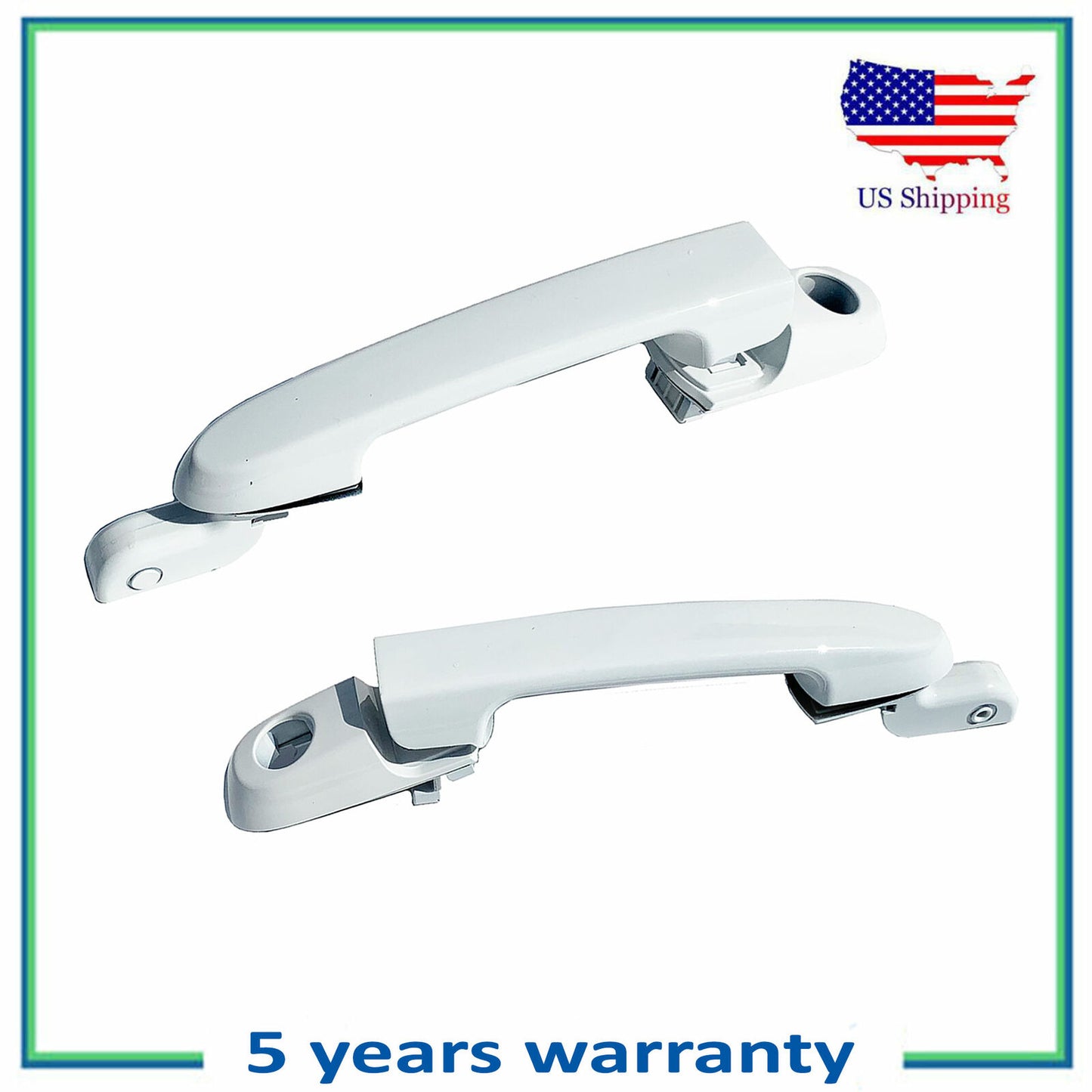 Avant Paire Set 2PCS Extérieur Porte Poignée Pour 06-11 Hyundai Accent NW Nordic