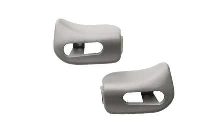 Set Gray Sun Visor Pivot Trim Cap For Benz R129 SL600 SL500 SL320 Left & Right