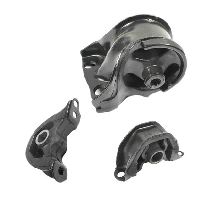 Set 3 Engine Motor Mount For 1992-1995 Honda Civic 1.5L 6520 6502 6533