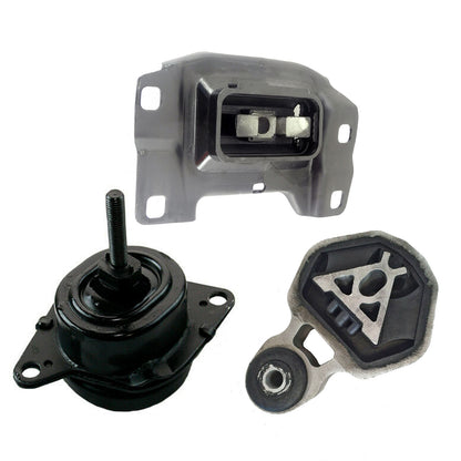 3PCS Engine Motor & Trans Mount Motorking For 12-15 Ford Explorer 2.0L Turbo
